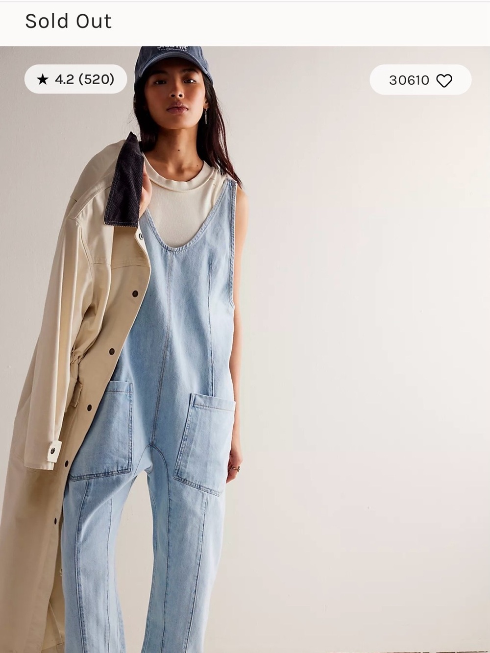 We The Free High Roller Jumpsuit - Green